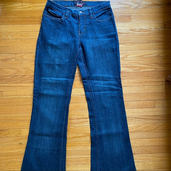 DEAR AB DARK WASH LOW RISE JEANS - Picture 6 of 8